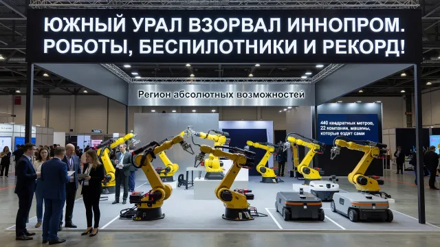 Южный Урал взорвал Иннопром. Роботы, беспилотники и рекорд!